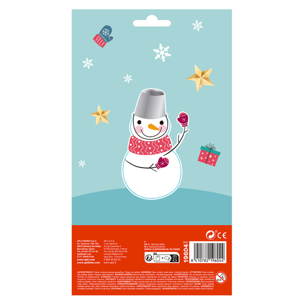Weihnachtsaufkleber – Weihnachtskugeln, Schneemann - tablude.com