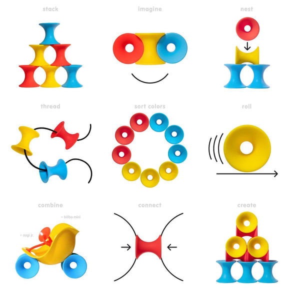 Kreatives Spielzeug – 9-tlg. Multicolour - tablude.com