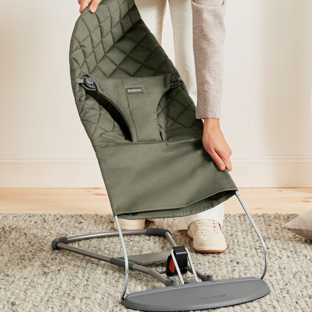 Babywippe BLISS WOVEN – Dunkelgrün