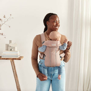 Babytrage MINI 3D Mesh – Gedämpftes Rosa