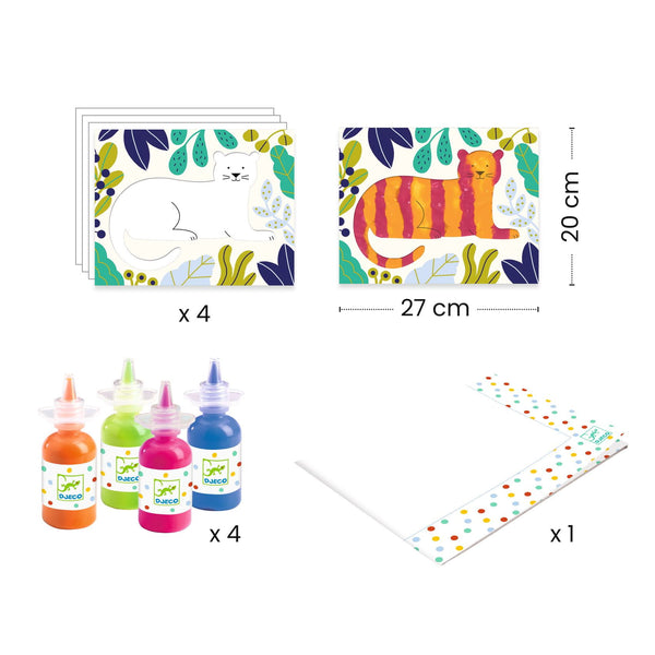 Fingerfarben-Set – Ozean - tablude.com