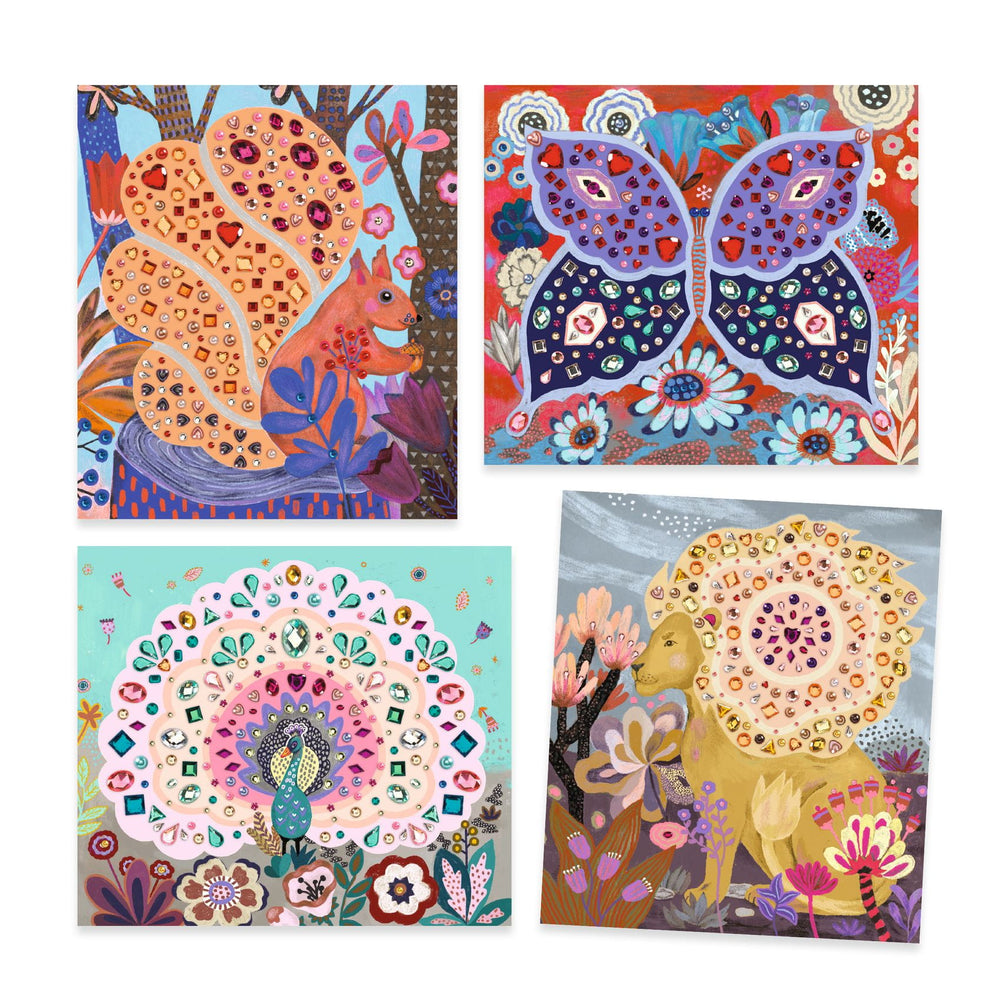 Kunstset mit Steinen – Pfau - tablude.com