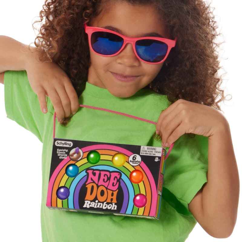 Sensorischer Knete - Rainbow Teenie Needoh 6 Stück - tablude.com