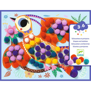 Kunstset – Bilder aus Pompons Vögel - tablude.com