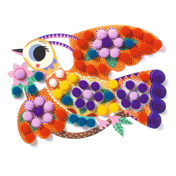 Kunstset – Bilder aus Pompons Vögel - tablude.com