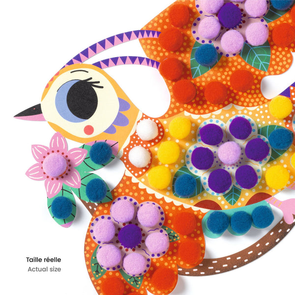 Kunstset – Bilder aus Pompons Vögel - tablude.com