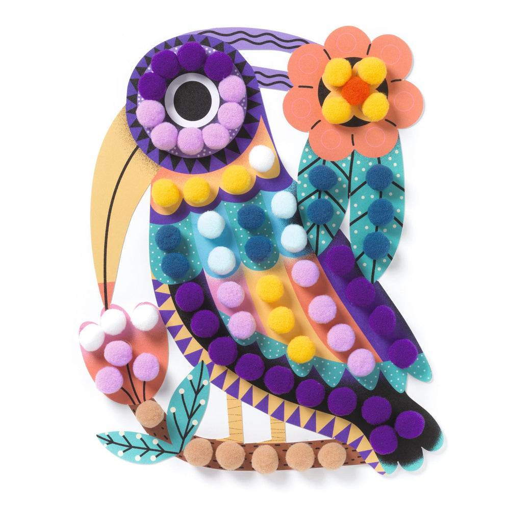 Kunstset – Bilder aus Pompons Vögel - tablude.com