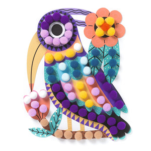 Kunstset – Bilder aus Pompons Vögel - tablude.com