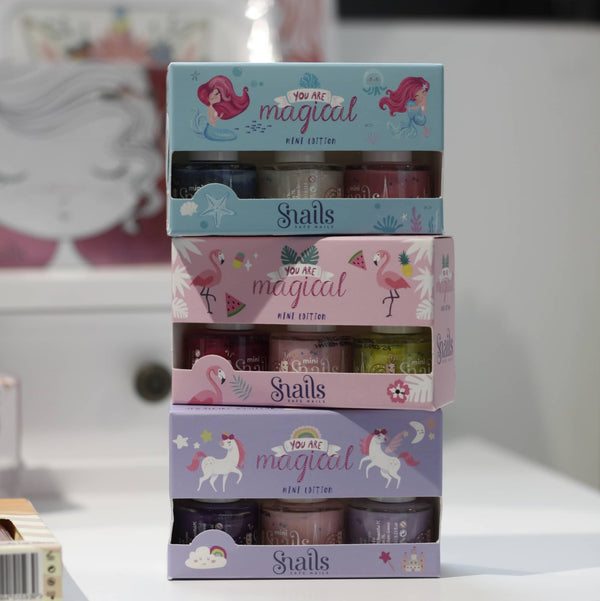 Set mit 3 Nagellacken für Kinder Mini - Mermaid Sonderedition