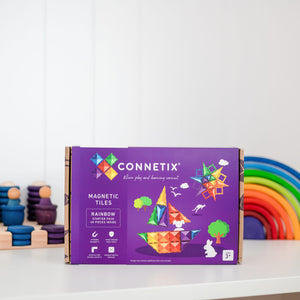 Magnetbausteine – Regenbogen-Starter-Set 60 Teile - tablude.com