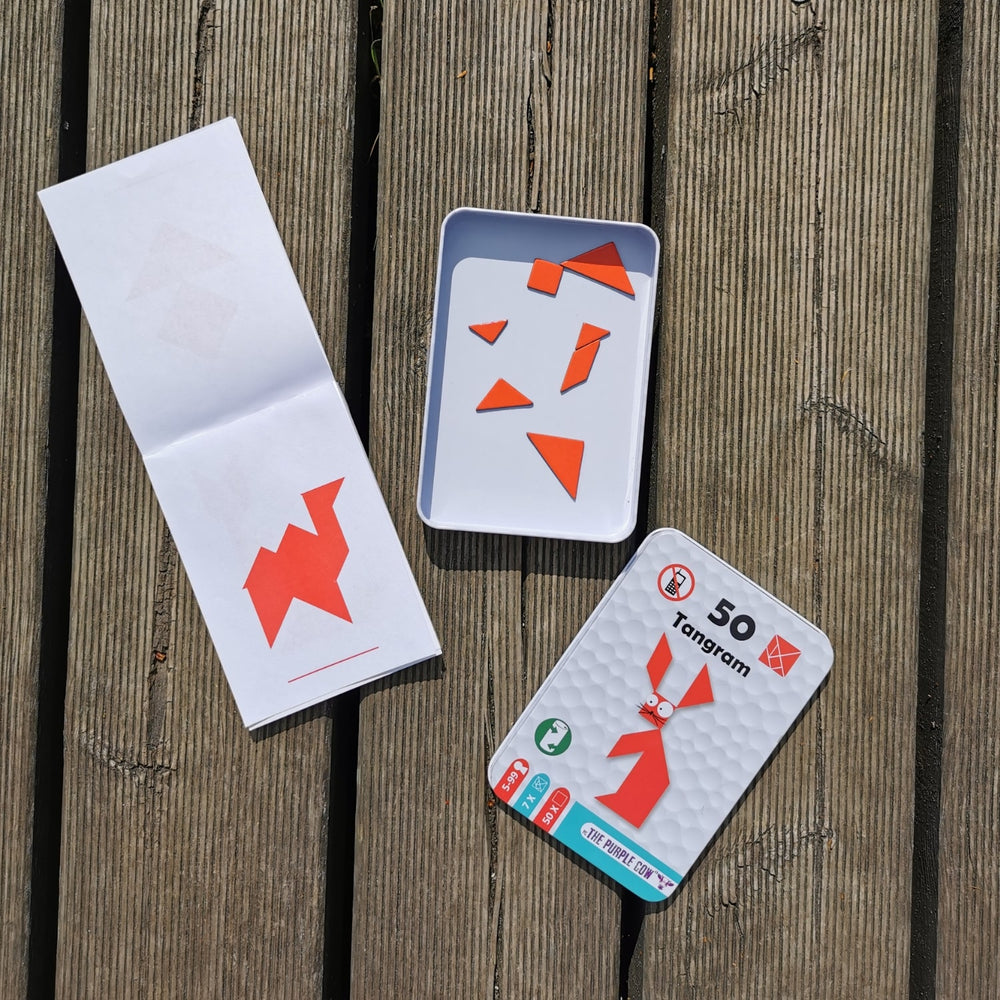 Reise-Rätsel – 50 Tangram