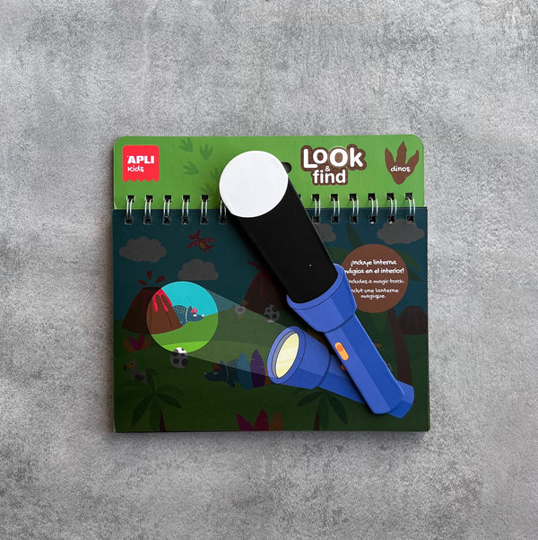 Buch mit magischer Taschenlampe – Dinosaurier - tablude.com