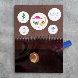 Buch mit magischer Taschenlampe – Dinosaurier - tablude.com