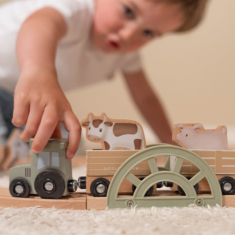 Zug mit Schienen - Little Farm
