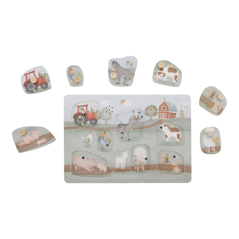 Geräuschpuzzle – Little Farm - tablude.com
