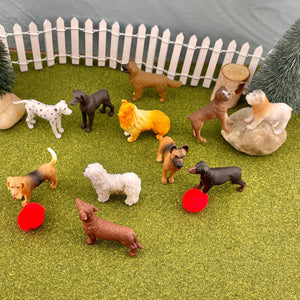 Figurenset in einer Tube TOOB - Hunde - tablude.com
