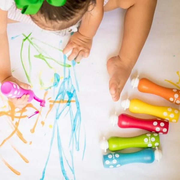 Schaumstoffmarker für Kleinkinder - 6 Farben - tablude.com
