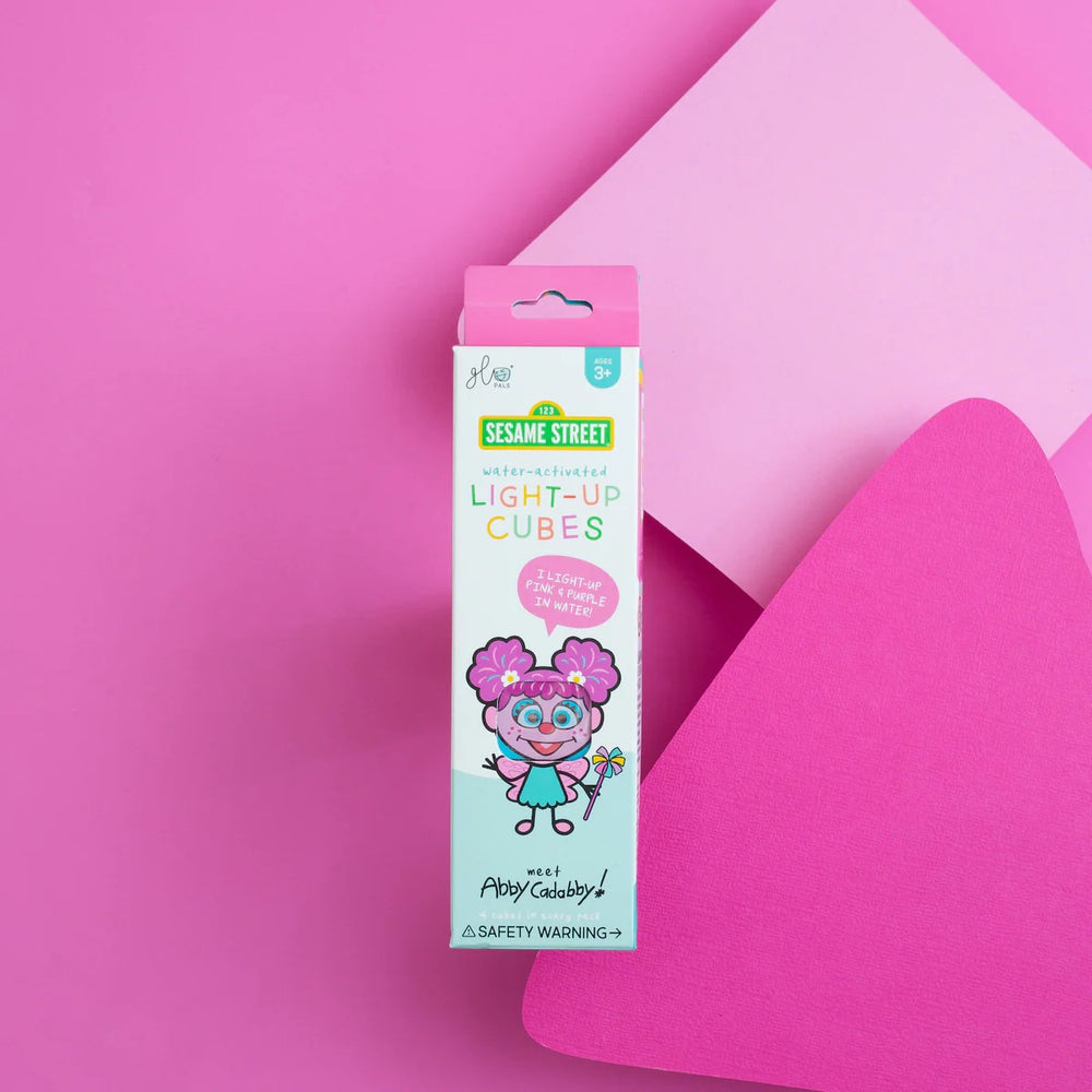 Sensorische Würfel, die im Wasser leuchten Abby – rosa/lila - tablude.com