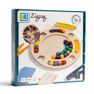 Holz-Sinnespiel mit Zange – Zigzag - tablude.com