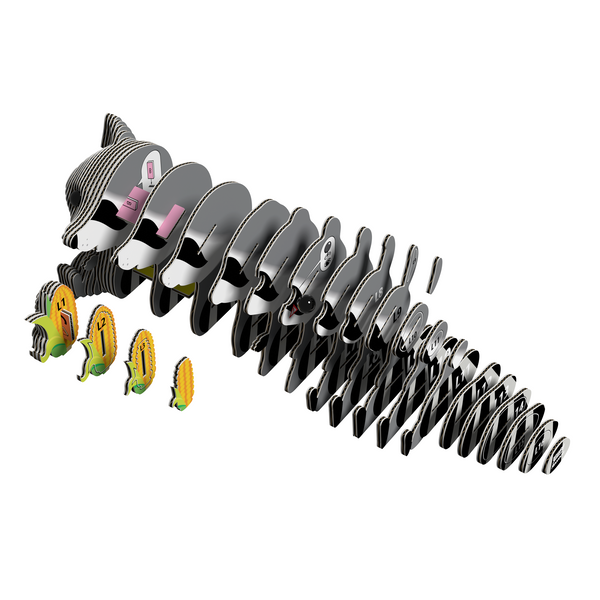 Öko-Puzzle 3D – Waschbär - tablude.com