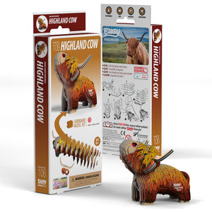 Öko-Puzzle 3D – Schottische Kuh - tablude.com