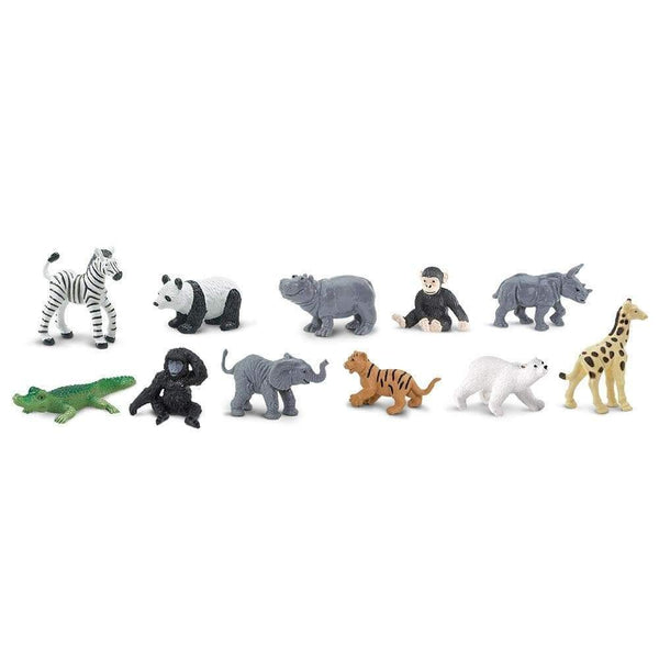 Figurenset in einer Tube TOOB – Kleine Zootiere - tablude.com