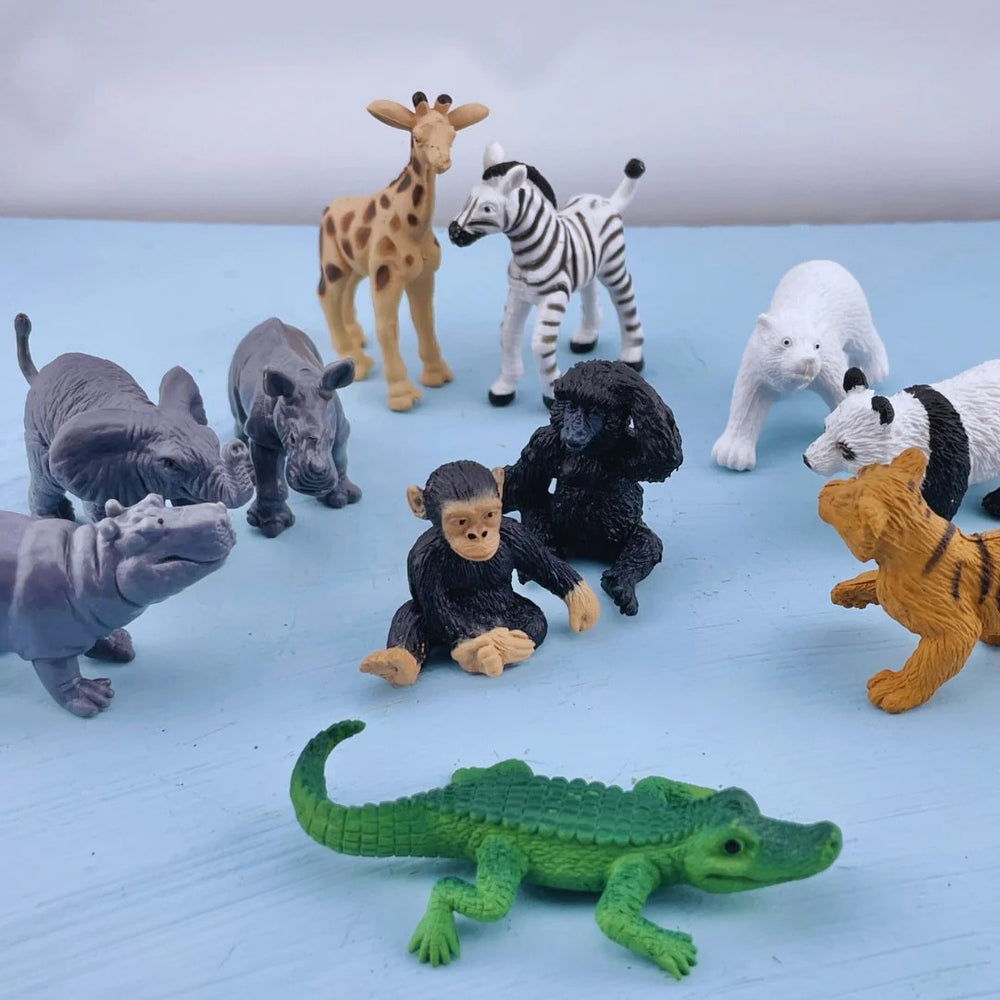 Figurenset in einer Tube TOOB – Kleine Zootiere - tablude.com