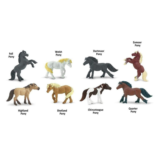 Figurenset in einer Tube TOOB - Ponys - tablude.com