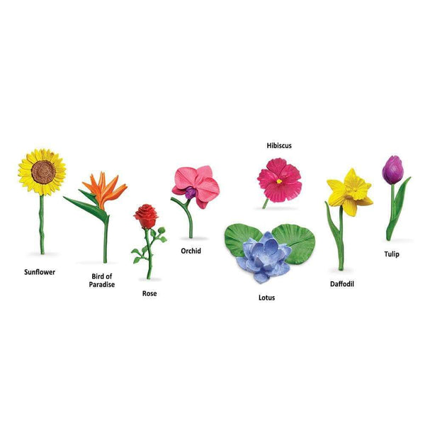 Figurenset in einer TOOB-Röhre – Blumen - tablude.com