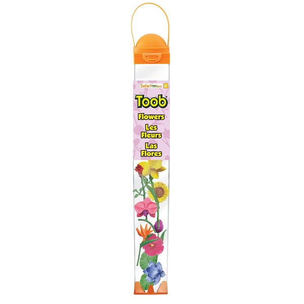 Figurenset in einer TOOB-Röhre – Blumen - tablude.com