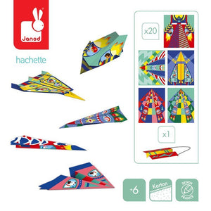 Kreativset – Papierflieger mit Startrampe - tablude.com