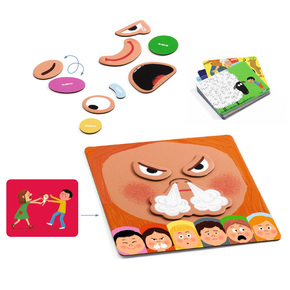 Gra edukacyjna Djeco - Emotico - tablude.com