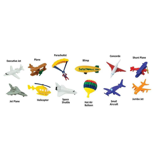 Figurenset in einer TOOB-Röhre – In der Luft - tablude.com