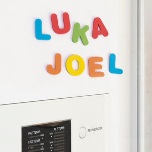 Magnete aus EVA-Schaumstoff – Buchstaben - tablude.com