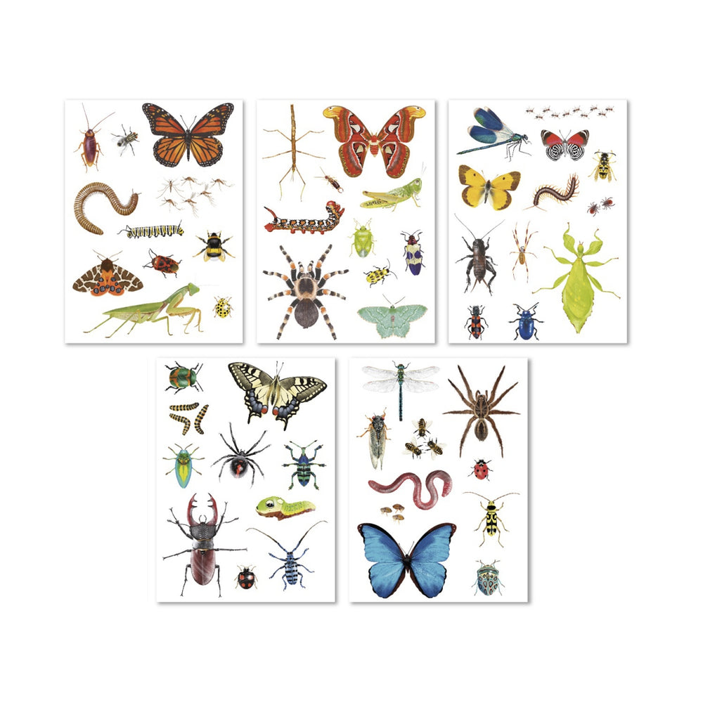 Aufkleber 50 Stück – Insekten - tablude.com