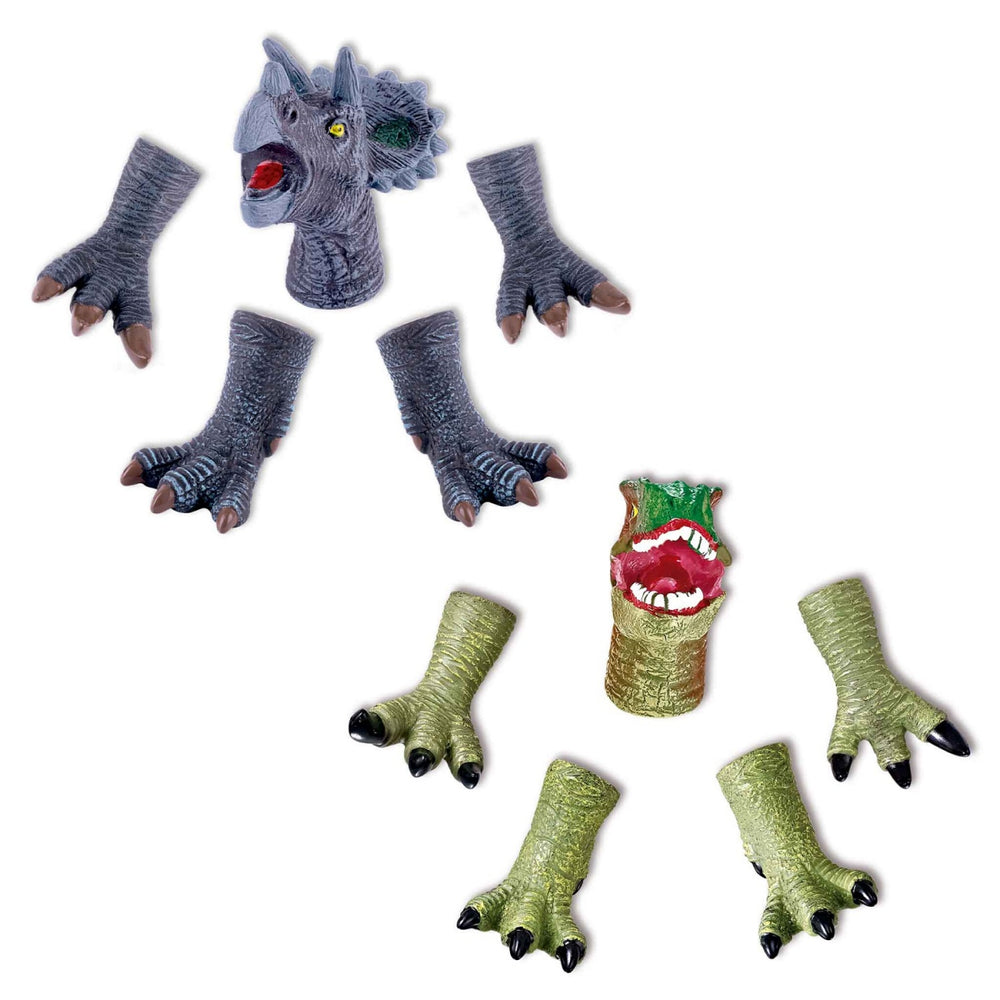 Fingerpuppen – Triceratops-Dinosaurier - tablude.com