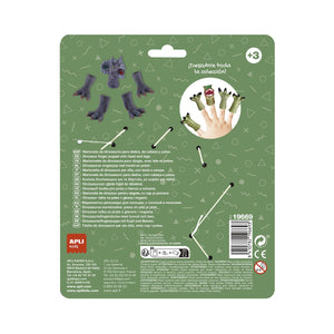 Fingerpuppen – Triceratops-Dinosaurier - tablude.com