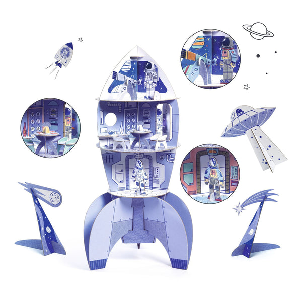 Kreativsets zum Selbermachen - Weltraumrakete - tablude.com