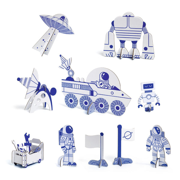 Kreativsets zum Selbermachen - Weltraumrakete - tablude.com