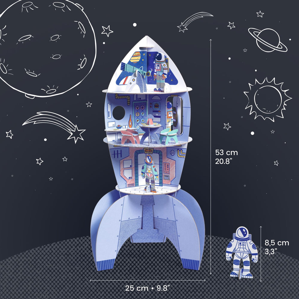 Kreativsets zum Selbermachen - Weltraumrakete - tablude.com