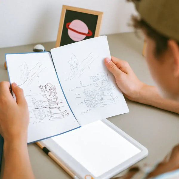 Nachfüllkarten – Kidydraw Pad – Galaxie (30 Stück, ab 10 Jahren)
