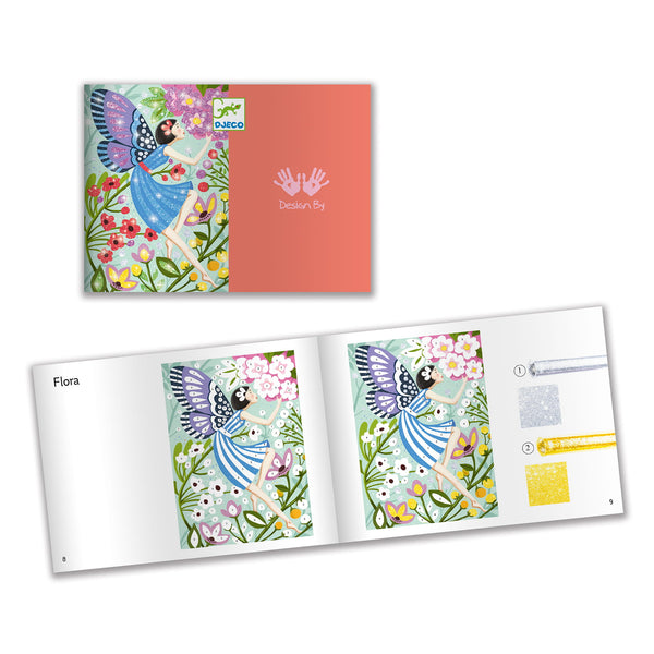 Kunstset mit Glitzer – Feen - tablude.com