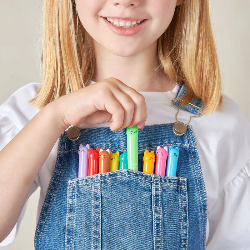 Aquarell-Gelstifte, 12er-Set – Katzenparade