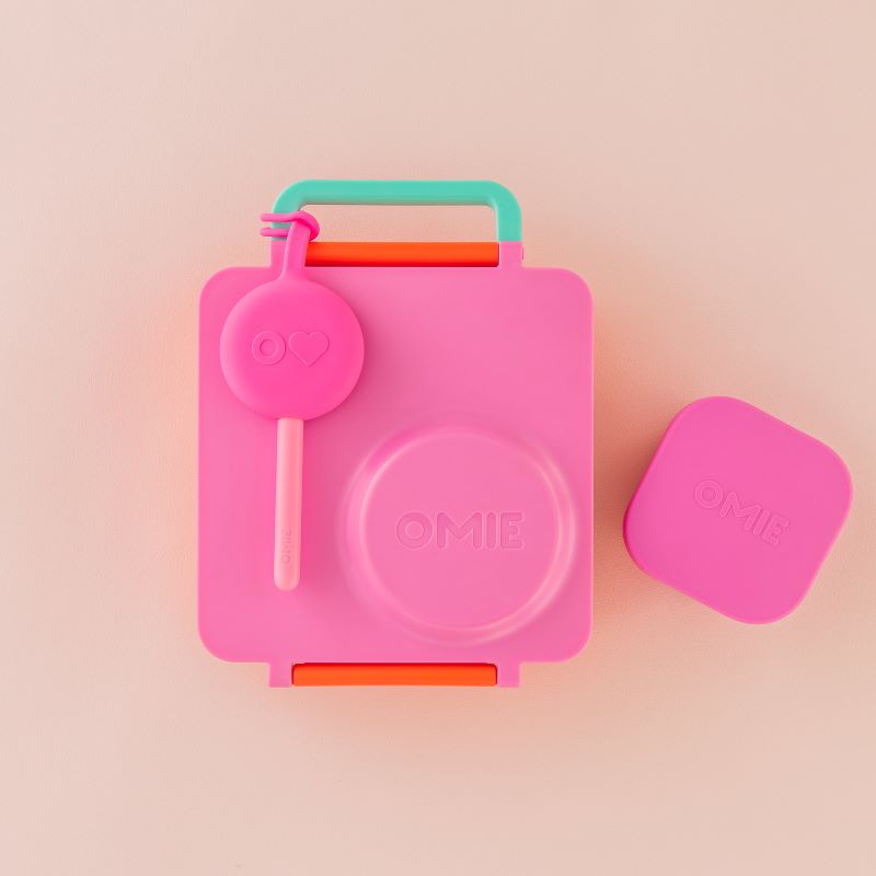 Snackbehälter für die Lunchbox OmieSnack – Pink