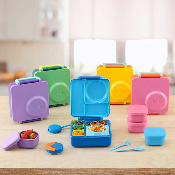 Snackbehälter für die Lunchbox OmieSnack – Blau