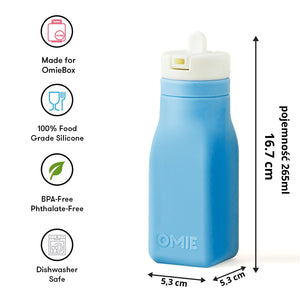 Trinkflasche für Kinder OmieBottle – Blue
