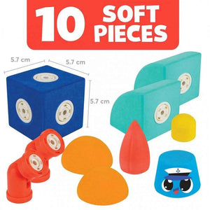Magnetische Schaumstoffblöcke - Tugboat 10 Elemente - tablude.com