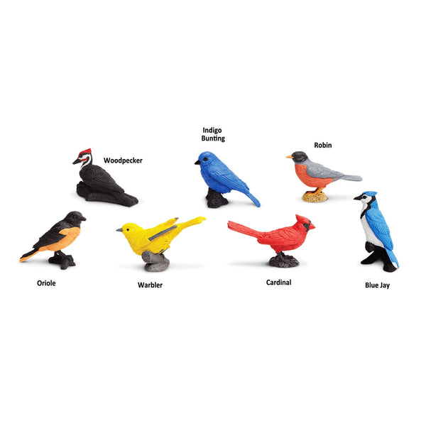 Figurenset in einer TOOB-Röhre – Gartenvögel - tablude.com
