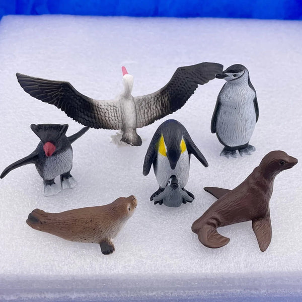 Figurenset in einer TOOB-Röhre – Tiere der Antarktis - tablude.com