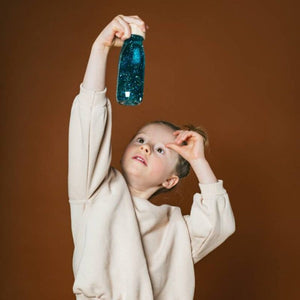 Sensorische Flasche FLOAT – Türkis - tablude.com